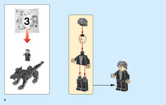 LEGO 76084 instructions page 2 – build guide