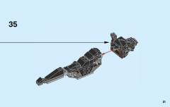 LEGO 76084 instructions page 21 – build guide