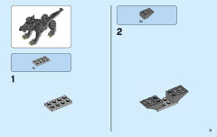 LEGO 76084 instructions page 3 – build guide
