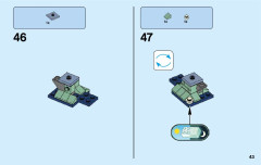 LEGO 76085 instructions page 43 – build guide