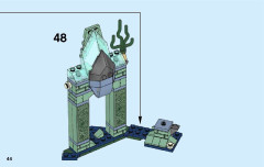 LEGO 76085 instructions page 44 – build guide