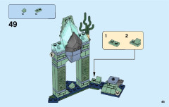 LEGO 76085 instructions page 45 – build guide