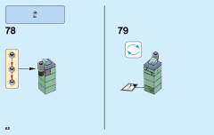 LEGO 76085 instructions page 62 – build guide