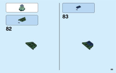 LEGO 76085 instructions page 65 – build guide