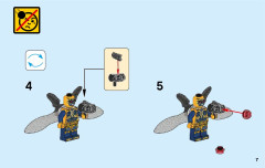 LEGO 76085 instructions page 7 – build guide