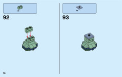 LEGO 76085 instructions page 70 – build guide