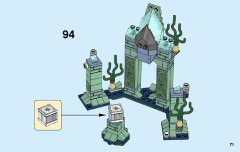 LEGO 76085 instructions page 71 – build guide