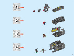 LEGO 76087 instructions page 3 – build guide