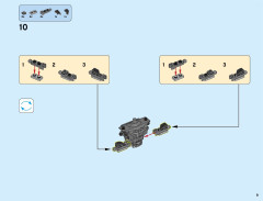 LEGO 76087 instructions page 9 – build guide