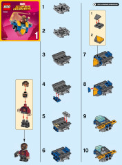 LEGO 76090 instructions page 1 – build guide