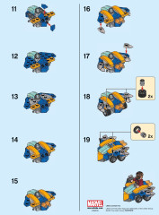 LEGO 76090 instructions page 2 – build guide