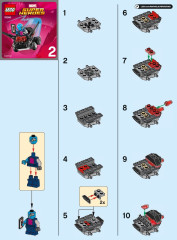 LEGO 76090 instructions page 1 – build guide