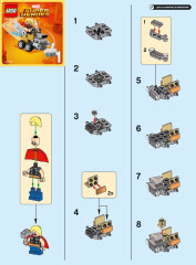 LEGO 76091 instructions page 1 – build guide