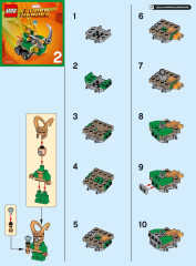 LEGO 76091 instructions page 1 – build guide