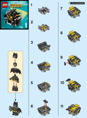 LEGO 76092 instructions page 1 – build guide