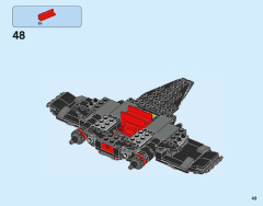 LEGO 76095 instructions page 43 – build guide