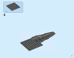 LEGO 76095 instructions page 9 – build guide