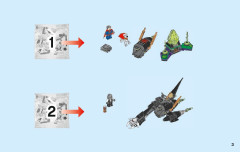 LEGO 76096 instructions page 3 – build guide