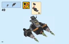 LEGO 76096 instructions page 54 – build guide