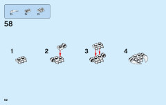 LEGO 76096 instructions page 62 – build guide