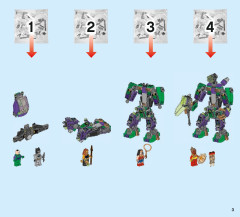 LEGO 76097 instructions page 3 – build guide