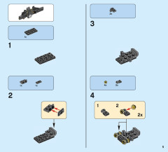 LEGO 76097 instructions page 5 – build guide
