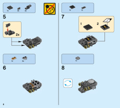 LEGO 76097 instructions page 6 – build guide