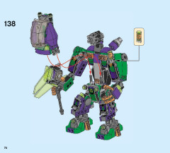 LEGO 76097 instructions page 74 – build guide