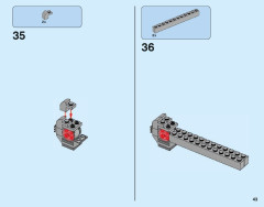 LEGO 76098 instructions page 43 – build guide