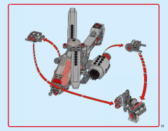 LEGO 76098 instructions page 73 – build guide