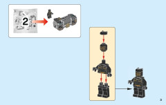 LEGO 76099 instructions page 3 – build guide