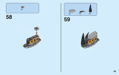 LEGO 76099 instructions page 45 – build guide