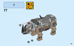 LEGO 76099 instructions page 55 – build guide