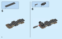 LEGO 76099 instructions page 6 – build guide