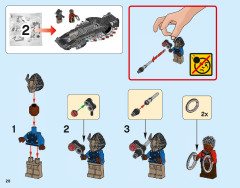 LEGO 76100 instructions page 28 – build guide