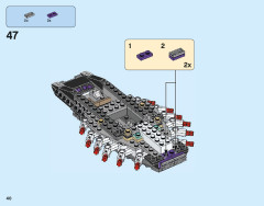 LEGO 76100 instructions page 40 – build guide