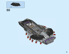 LEGO 76100 instructions page 43 – build guide