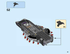 LEGO 76100 instructions page 45 – build guide