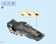 LEGO 76100 instructions page 54 – build guide