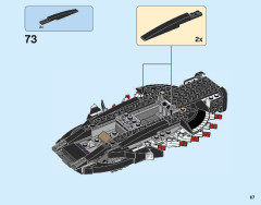 LEGO 76100 instructions page 67 – build guide