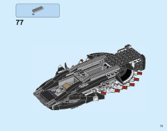 LEGO 76100 instructions page 71 – build guide