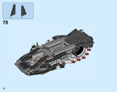 LEGO 76100 instructions page 72 – build guide