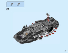 LEGO 76100 instructions page 75 – build guide