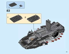 LEGO 76100 instructions page 77 – build guide