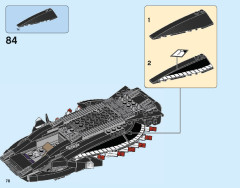 LEGO 76100 instructions page 78 – build guide