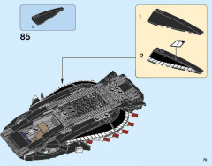 LEGO 76100 instructions page 79 – build guide