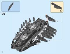 LEGO 76100 instructions page 90 – build guide