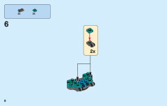 LEGO 76101 instructions page 8 – build guide