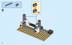 LEGO 76103 instructions page 8 – build guide