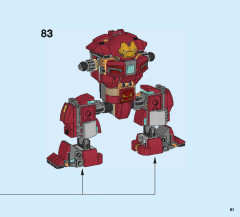 LEGO 76104 instructions page 61 – build guide